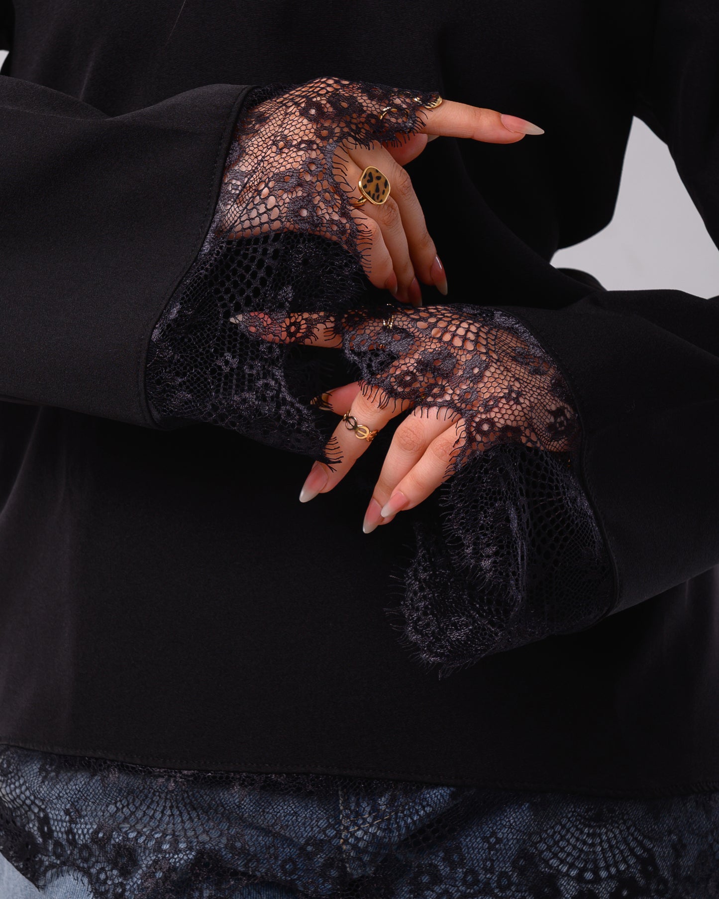 Lace Top - black