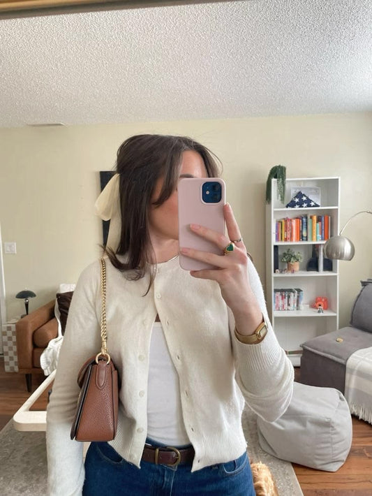 Knitted Blouse - Off white