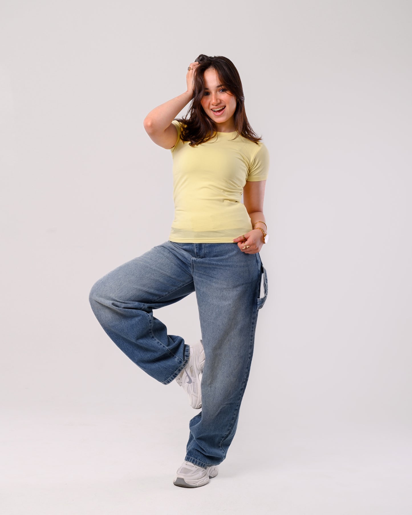 Double layer half seleeve -  Better yellow