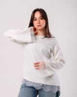 Lace top - off white