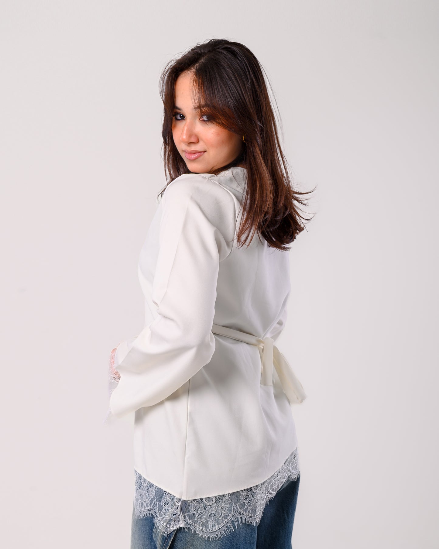 Lace top - off white