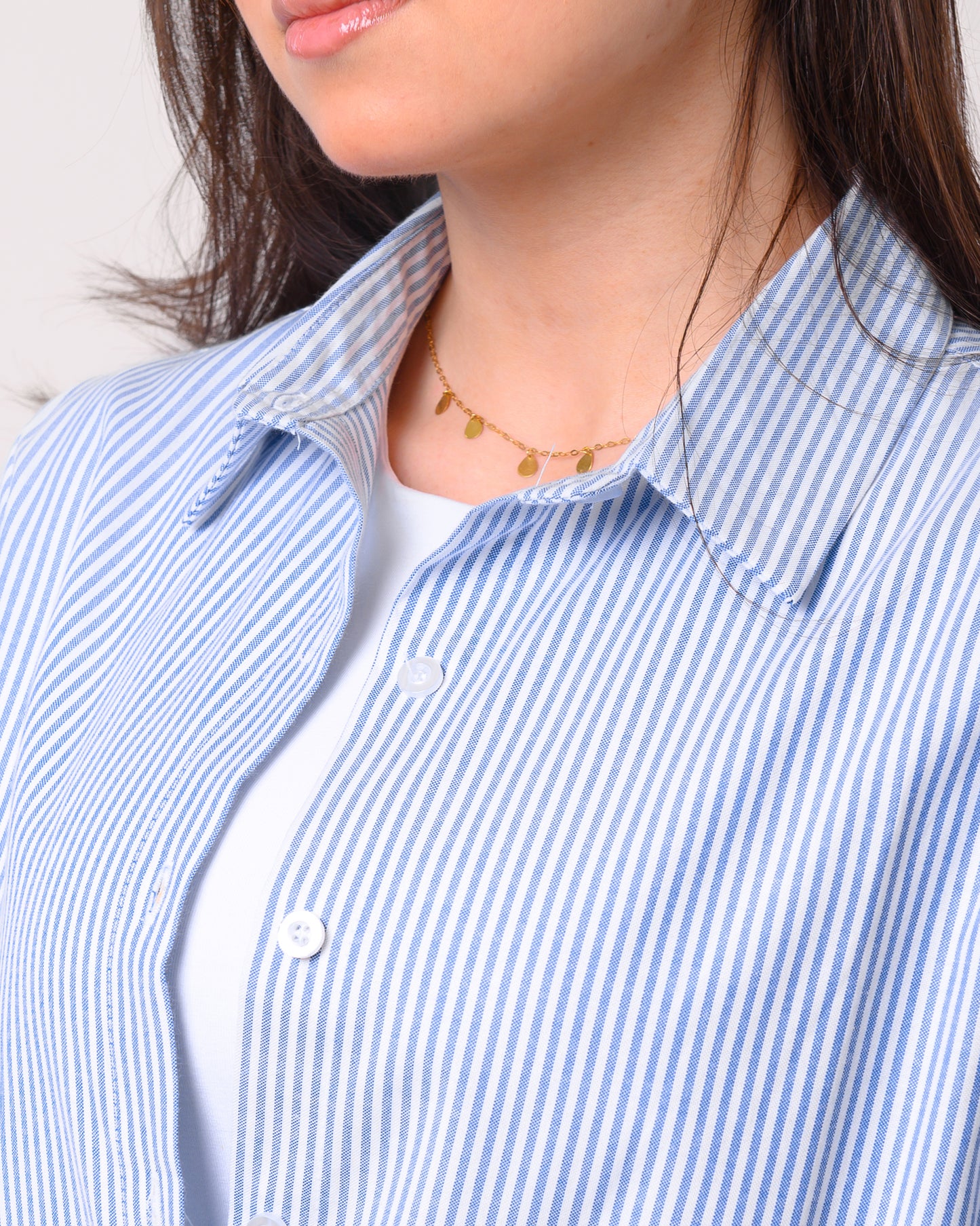 Striped shirt - blue