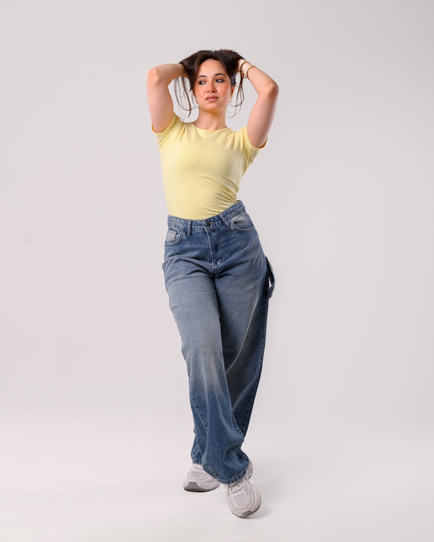 Double layer half seleeve -  Better yellow