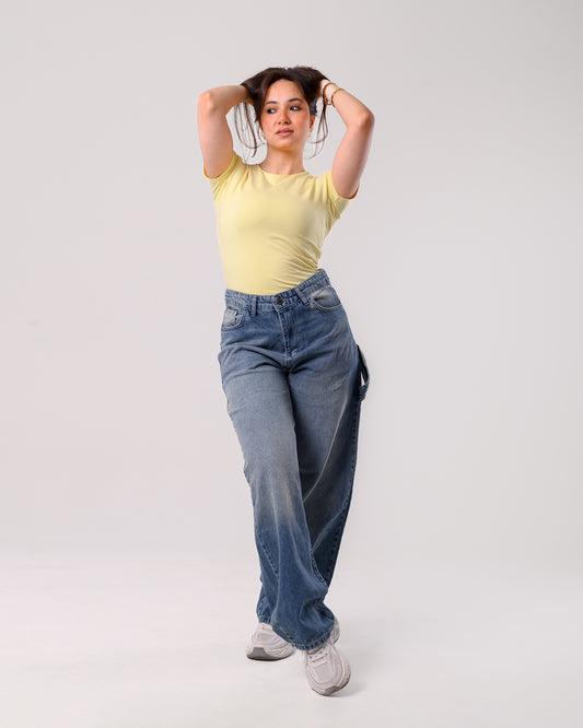 Double layer half seleeve -  Better yellow