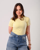 Double layer half seleeve -  Better yellow